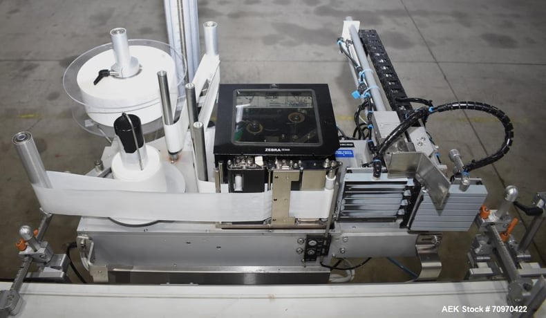 Domino #M400, M-Series Print & Apply Labeler, LR, w/ Optel Inspection System, AB Powerflex Control - Image 8