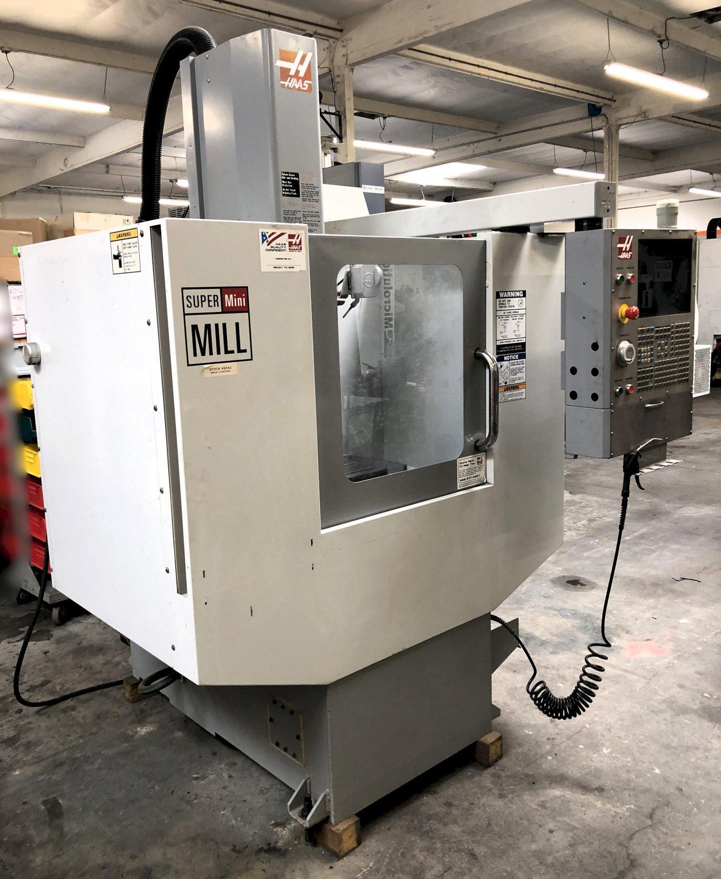 Haas #Super-Mini-Mill, CNC vertical machining center, 10 automatic tool changer, 16" X, 12" Y, 10" Z, 10000 - Image 3