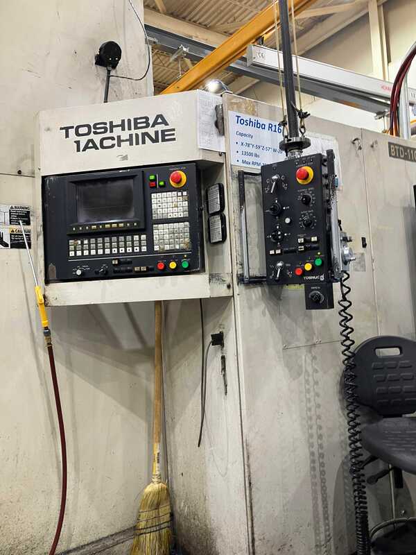 4.3" Toshiba #BTD-110H.R16, CNC horizontal boring mill table type, 38 automatic tool changer, 78.7"X, 59.1"Y - Image 2
