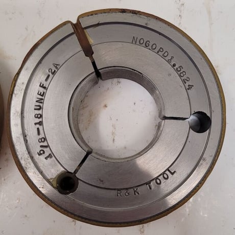 R &K Tool 1 5/8-18 UNEF Thread Ring Gauge 2A - Set of 2 - Image 3