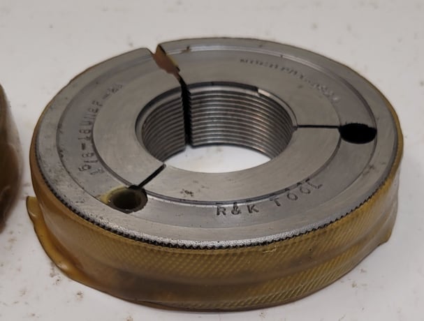 R &K Tool 1 5/8-18 UNEF Thread Ring Gauge 2A - Set of 2 - Image 4