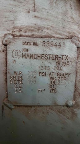 Compressed Air & Gas Institute Large Air Compressor, 200 PSI @ 650°F, 1981 - Image 10