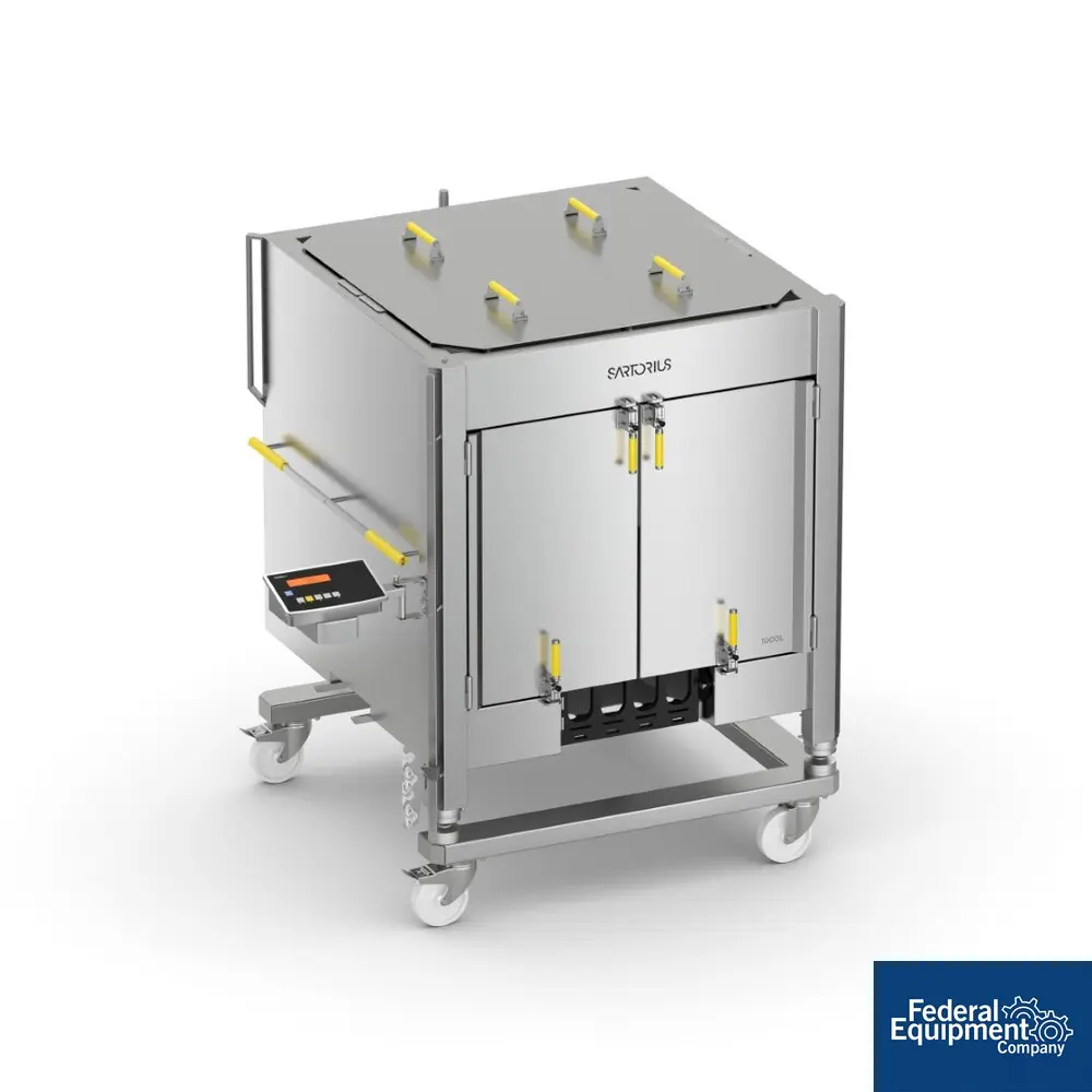 264.2 gallon Sartorius, Palletank for Mixing, Jacketed PED with Weighing, Stainless Steel, 2023 - Image 1