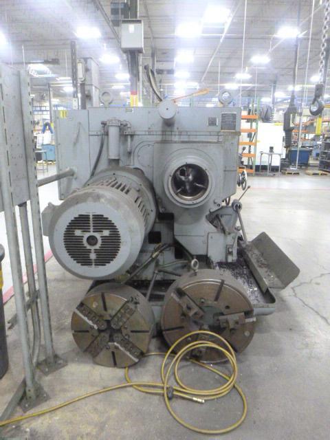 No. 4A Warner & Swasey, M3550M square head saddle turret lathe, 24" chuck, 9.25"hole thru spindle, 1967 - Image 6