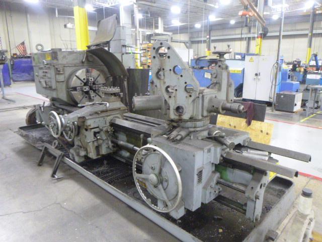 No. 4A Warner & Swasey, M3550M square head saddle turret lathe, 24" chuck, 9.25"hole thru spindle, 1967 - Image 9