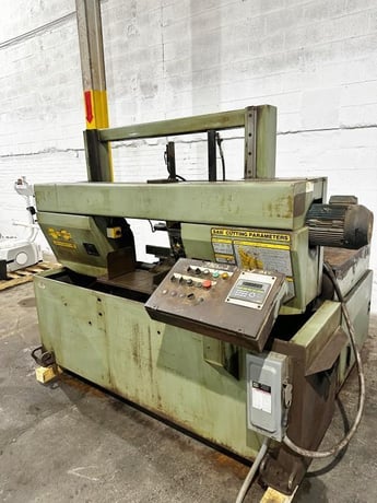 14" x 14" Hyd-Mech #H-14, dual column automatic horizontal band saw, 15' 4" x 1-1/4"blade, 2000 - Image 2