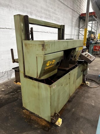 14" x 14" Hyd-Mech #H-14, dual column automatic horizontal band saw, 15' 4" x 1-1/4"blade, 2000 - Image 4