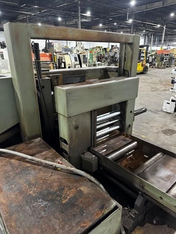 14" x 14" Hyd-Mech #H-14, dual column automatic horizontal band saw, 15' 4" x 1-1/4"blade, 2000 - Image 8