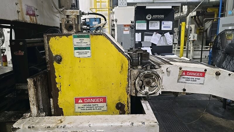 18" wide x .187 th, COE #CPRF-S318, servo feeder, 2.5" feed roll, 2015 - Image 9