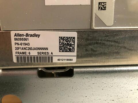 Allen-Bradley 20F1ANC260JA0NNNNN PowerFlex 753 AC Drive 400V 132kW 3-PH S-217 - Image 7