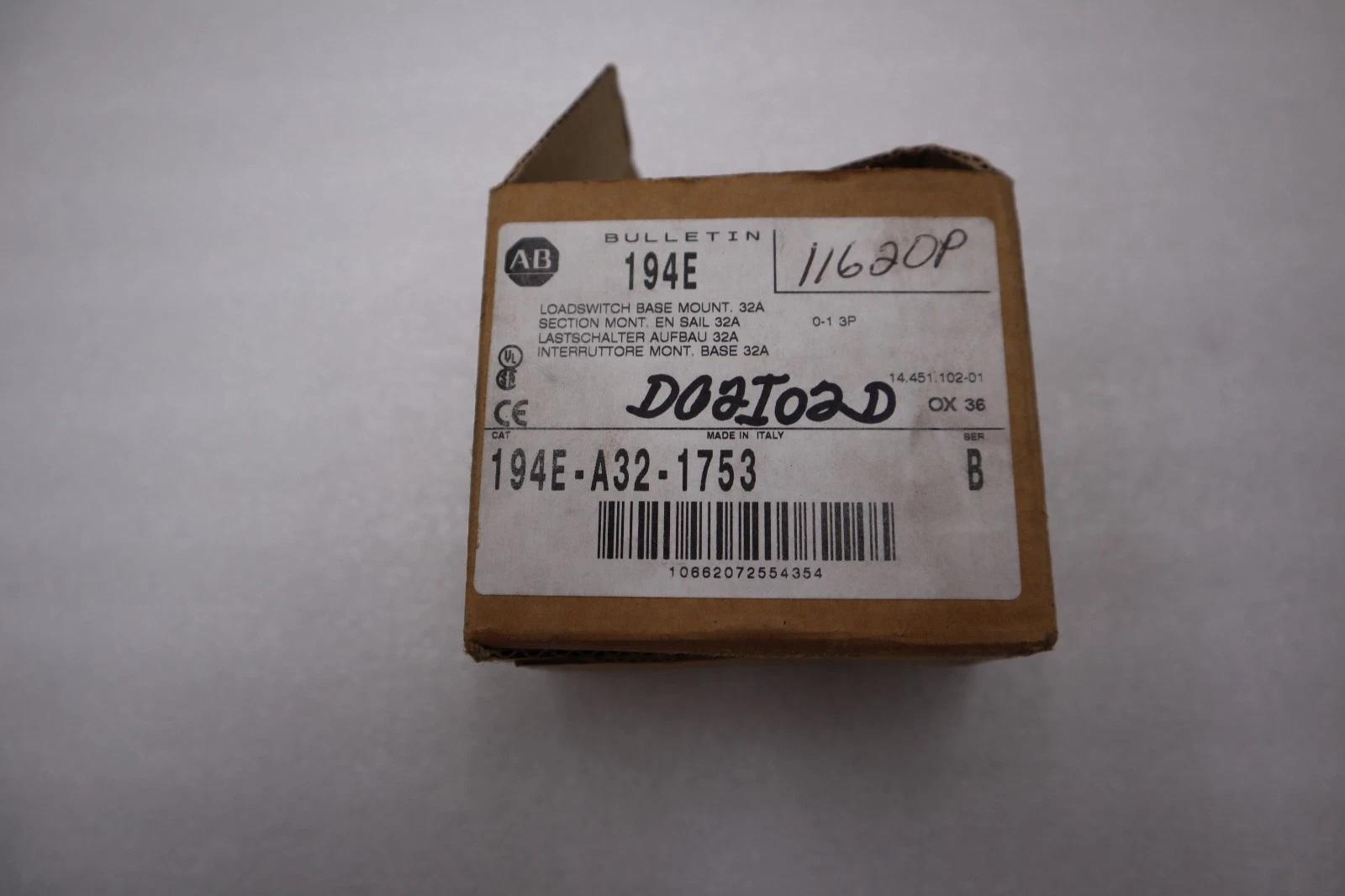 Allen-Bradley 194E-A32-1753 Load Switch STOCK H848A - Image 2