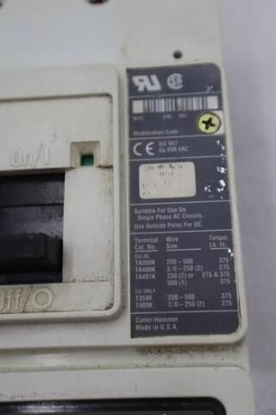Cutler-hammer hm2p400x5ws10 motor circuit protector series c stock #3202 - Image 8