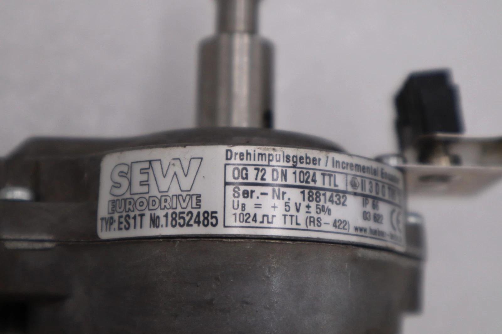 SEW-EURODRIVE 1852485 Incremental Encoder 0G 72 DN 1024 TTL NEW STOCK H1411A - Image 2