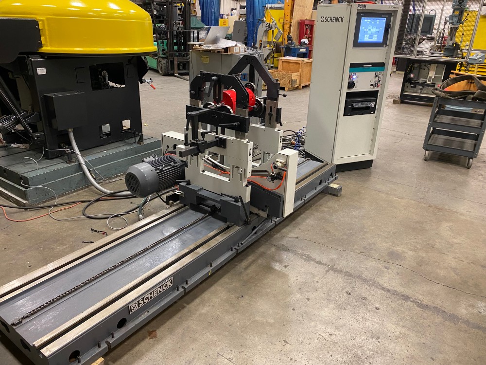 6500 lb. Schenck #H40, Belt Drive, 63" diameter, 112" length, 10HP, like new, w/new EasyBalance electronics - Image 3