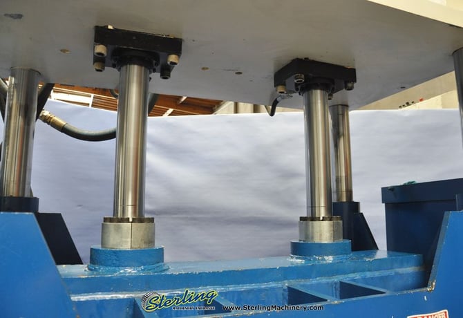 60 Ton, Savage #60HTP, 4-post hyd.blanking trim press, light curtains, PLC, 1992, #A2756 - Image 5