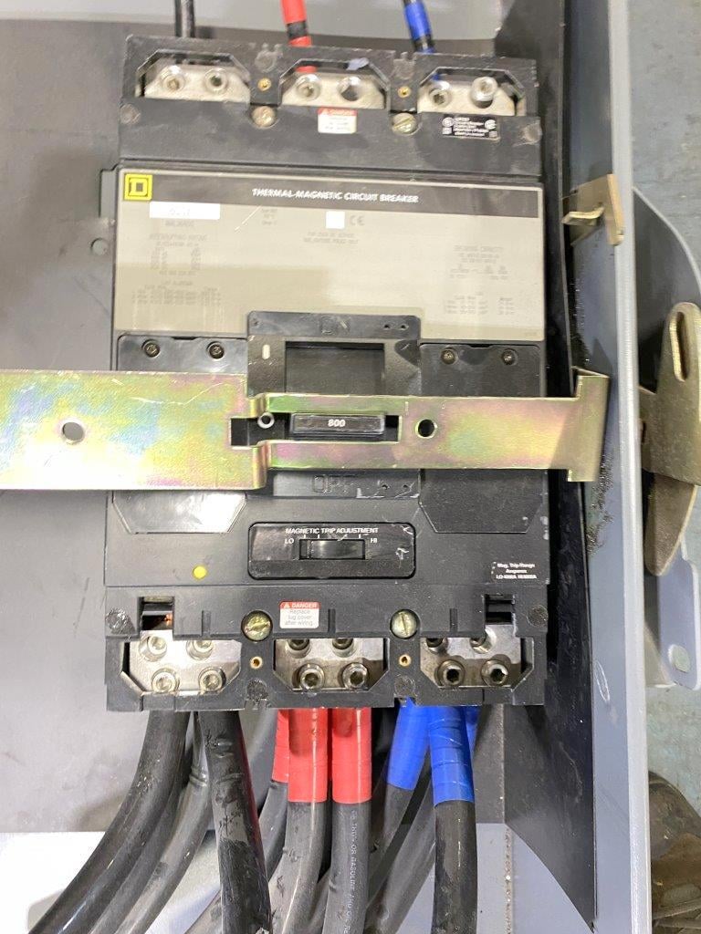 800 Amp. Square D, safety switch breaker encl, 600 Volts - Image 5