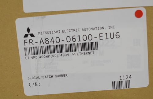 400 HP Mitsubishi, FR-A840-06100-E1-U6, VFD, inverter drive, never used / un-used (8 available) - Image 8