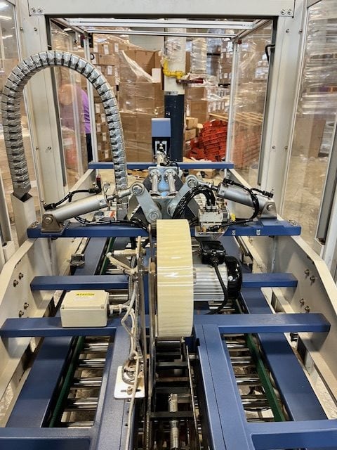 Interpak #RA-600SB, Fully Random Automatic Taping Machine, 110 V., 2x 1/3HP drives, 2016 - Image 3