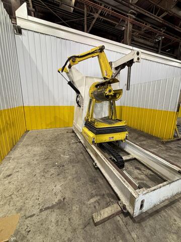 15000 lb. Coe Press Equipment #CPR-PO-15024, coil reel uncoiler w/ coil car, 36" width, 72" outside - Image 3