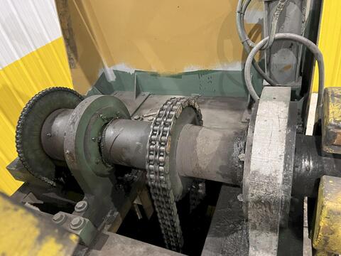 20000 lb. Rowe #20030-DSJ, motorized coil reel uncoiler, 30" width, 60" outside dimensions, pneumatic hold - Image 10