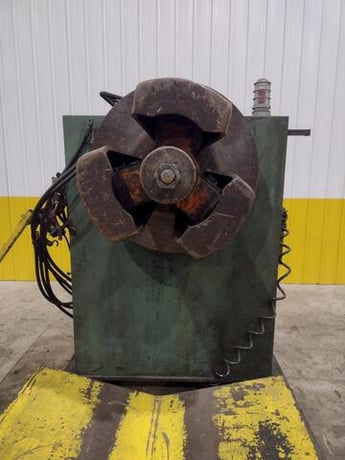 6000 lb. American #1000, motorized coil reel uncoiler & coil car, pendant Control, hydraulic vertical lift - Image 6