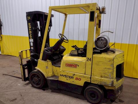 7650 lb. Hyster #S80XM, LP-gas forklift, 2006 - Image 5