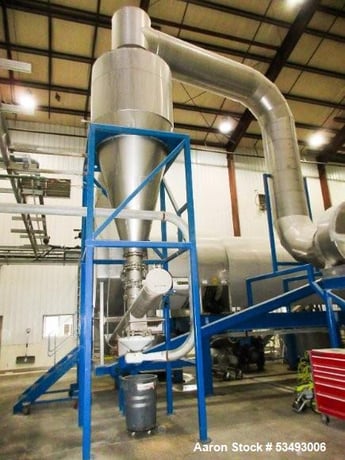 Drying Solutions, Rotary Steam Dryer, 304 Stainless Steel, 7.3 MMBTU/hr, Co-Current Flow, 1500 PPH capacity - Image 3