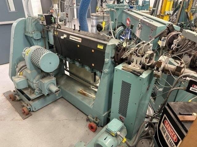 1.5" Davis Standard #1.5", non vented air cooled extruder, 28:1 L/D vented barrel, 15 HP DC motor, 1989 - Image 8