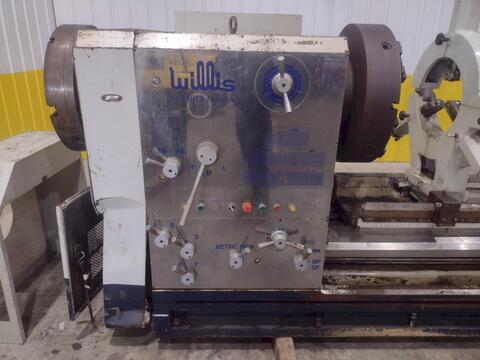 40" x 120" Willis #PA4010030, hollow spindle engine lathe, 28" 4-jaw chuck, 10" hole, 16" Steady Rest, Newall - Image 7