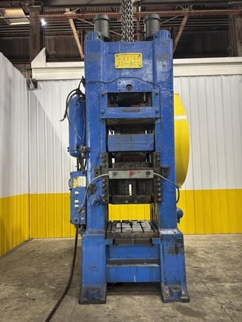 600 Ton, Minster #90-600, knuckle joint press, 4.5" stroke, 19.25" Shut Height, 1/2" adj., 22" x32" bed, 20 - Image 1