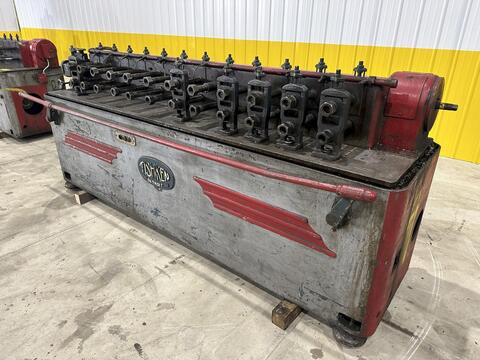 12 Stand, RS Tishken #12-MLW-1-1/2, rollformer, 1.5" arbor, 8" roll space, 7.5 HP - Image 3