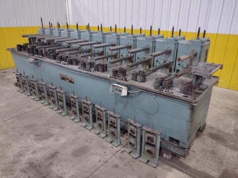 12 Stand, Rafter, rafted rollformer, 2" shaft diameter, 14" roll space, R-L, 12" horizontal centers, 4"-7" - Image 2