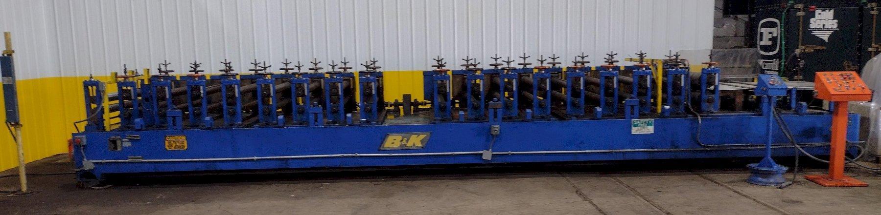 17 Stand, B & K #2B-35, rafted rollformer, 4" arbor, 48" roll space, 16" horizontal centers, 4.5"-9" vertical - Image 6