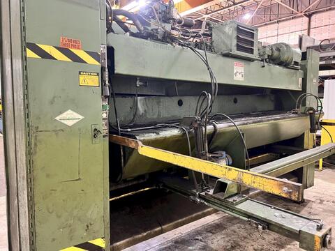 1/2" x 10' Cincinnati #HS500, hydraulic shear, 13 hydraulic holddown, 48" front operated power back gauge - Image 8
