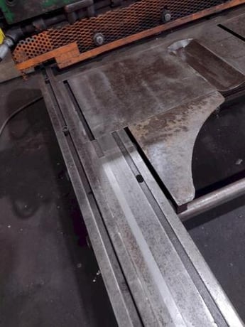 1/4" x 10' Cincinnati #1810, mechanical power squaring shear, 10 holddowns, squaring arm, 24" manual Back - Image 10