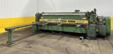 1/2" x 12' Wysong #1250, mechanical power squaring shear, front operated manual back gauge, squaring arm, 20 - Image 1