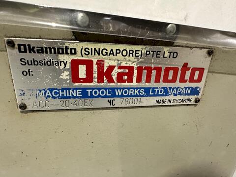 20" x 40" Okamoto #ACC-20-40EX, CNC horizontal surface grinder, 12" OD x 1.5" W x 5" ID wheel - Image 3