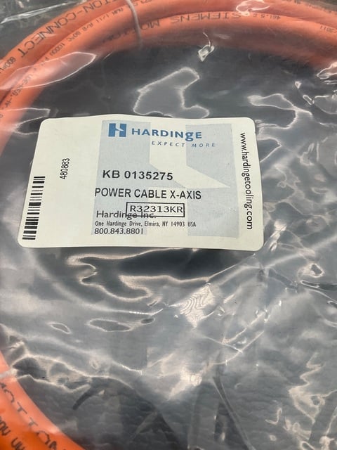 HARDINGE KB 0135275 POWER CABLE X-AXIS NEW - Image 4