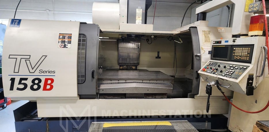 YCM #TV-158B, CNC vertical machining center, 32 automatic tool changer, 59" X, 33.8" Y, 29.5" Z, 10000 RPM - Image 1
