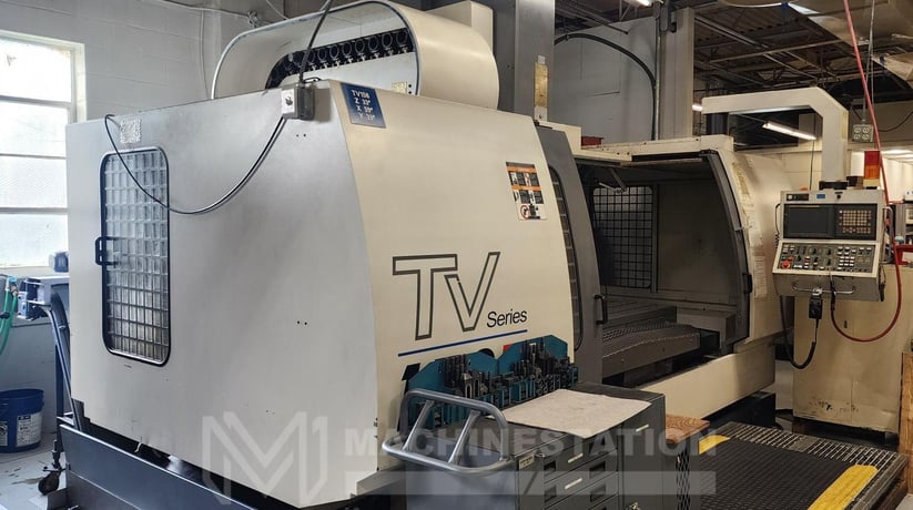 YCM #TV-158B, CNC vertical machining center, 32 automatic tool changer, 59" X, 33.8" Y, 29.5" Z, 10000 RPM - Image 3