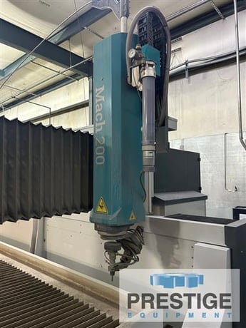 Flow #Mach-200-3020-Pivot+, 5-Axis waterjet, 30 HP, 60000 psi, pivot & automatic taper, 3D beveling heads - Image 6