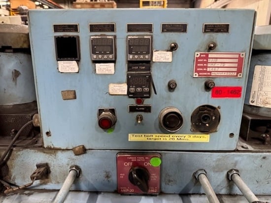 2" width x 12' L Furnace Fixers #MKP-20, belt oven, Honeywell chart recorder, 45.5 KW, 240 V. - Image 5