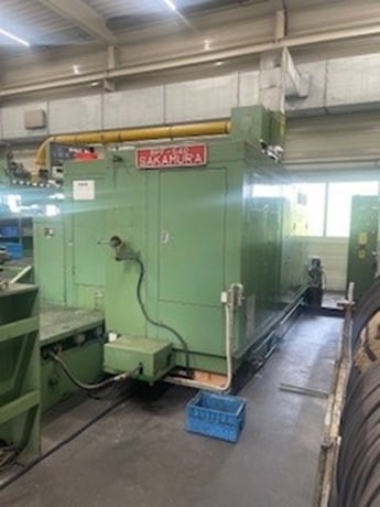 Sakamura #BPF-540, 6 station, 5 die parts former with universal transfer, air clutch & brake, 1989 - Image 3