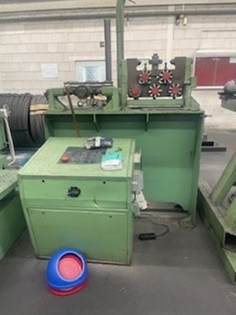 Sakamura #BPF-540, 6 station, 5 die parts former with universal transfer, air clutch & brake, 1989 - Image 4