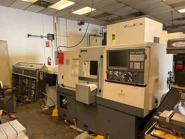 Okuma #Genos-L300M, CNC Turning Center, 20.5" swing, 14.6" swing over cross slide, 20" centers, 11.8" - Image 1