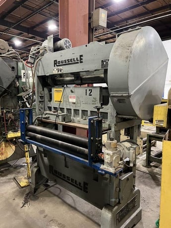 60 Ton, Rousselle #SSDC, Press, 4" stroke, 16" Shut Height, 3" ram, 50 SPM, 56" x 22" bed, 5 HP, 12" throat - Image 2