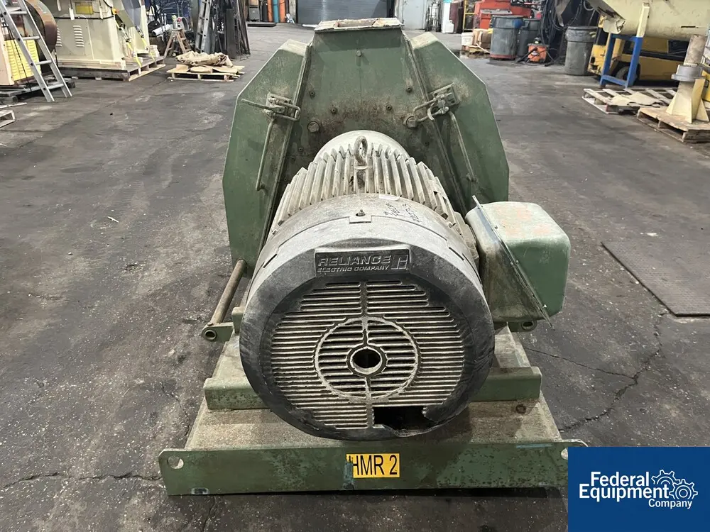 Andritz Sprout Bauer #38124, Hammer Mill, Carbon Steel, 38" diameter x 12" width grind,, 125 HP, direct motor - Image 5