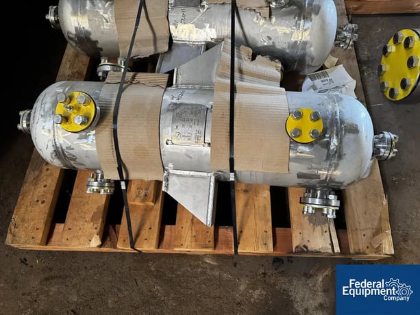 4" x 5' BE Peterson Distillation Column Reboiler Unit, 316 Stainless Steel, 200 psi, 270°F, 2024 - Image 3