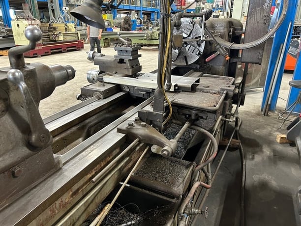 22" x 96" Monarch #Series-60, engine lathe, 14" swing over cross slide, 4-jaw 18" chuck, 10 HP, steady rest - Image 5
