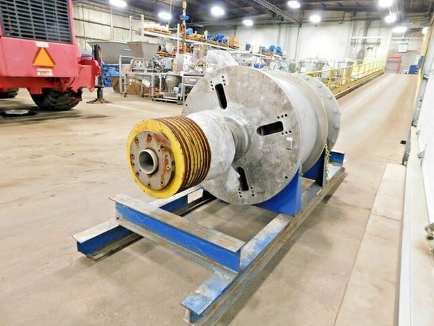 32" x 50" Bird, 316 Stainless Steel solid bowl centrifuge rotating assembly - Image 5